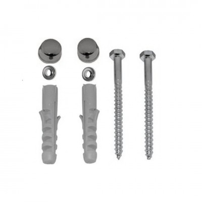 Kerasan zestaw śrub montażowych chrom 760390