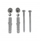 Kerasan zestaw śrub montażowych chrom 760390