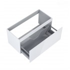 Oltens Vernal szafka 100 cm podumywalkowa wisząca biały połysk 60015000