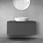 Oltens Vernal szafka 100 cm podumywalkowa wisząca grafit mat 60015400