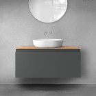 Oltens Vernal szafka 100 cm podumywalkowa wisząca grafit mat 60015400