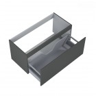 Oltens Vernal szafka 100 cm podumywalkowa wisząca grafit mat 60015400