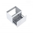 Oltens Vernal szafka 60 cm podumywalkowa wisząca biały połysk 60013000