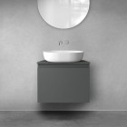 Oltens Vernal szafka 60 cm podumywalkowa wisząca grafit mat 60013400