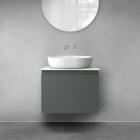 Oltens Vernal szafka 60 cm podumywalkowa wisząca grafit mat 60013400