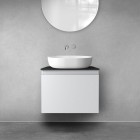 Oltens Vernal szafka 60 cm podumywalkowa wisząca szary mat 60013700