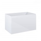 Oltens Vernal szafka 80 cm podumywalkowa wisząca biały połysk 60014000