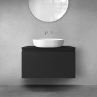 Oltens Vernal szafka 80 cm podumywalkowa wisząca czarny mat 60014300