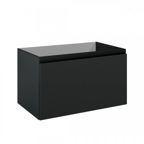 Oltens Vernal szafka 80 cm podumywalkowa wisząca czarny mat 60014300