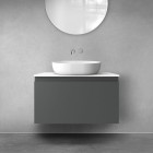 Oltens Vernal szafka 80 cm podumywalkowa wisząca grafit mat 60014400