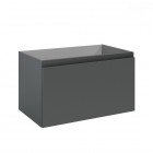 Oltens Vernal szafka 80 cm podumywalkowa wisząca grafit mat 60014400