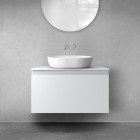 Oltens Vernal szafka 80 cm podumywalkowa wisząca szary mat 60014700