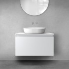 Oltens Vernal szafka 80 cm podumywalkowa wisząca szary mat 60014700