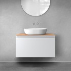 Oltens Vernal szafka 80 cm podumywalkowa wisząca szary mat 60014700