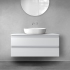 Oltens Vernal szafka 100 cm podumywalkowa wisząca szary mat 60002700