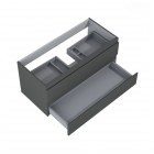 Oltens Vernal szafka 100 cm podumywalkowa wisząca grafit 60002400