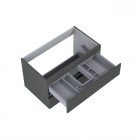 Oltens Vernal szafka 80 cm podumywalkowa wisząca grafit 60001400