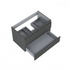 Oltens Vernal szafka 80 cm podumywalkowa wisząca grafit 60001400