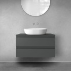 Oltens Vernal szafka 80 cm podumywalkowa wisząca grafit 60001400