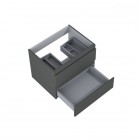 Oltens Vernal szafka 60 cm podumywalkowa wisząca grafit 60000400