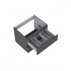 Oltens Vernal szafka 60 cm podumywalkowa wisząca grafit 60000400