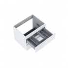 Oltens Vernal szafka 60 cm podumywalkowa wisząca biały połysk 60002000