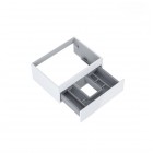 Oltens Vernal szafka 60 cm podumywalkowa wisząca biały połysk 60009000