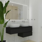 Oltens Vernal szafka 60 cm podumywalkowa wisząca czarny mat 60009300