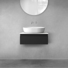 Oltens Vernal szafka 60 cm podumywalkowa wisząca czarny mat 60009300