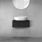 Oltens Vernal szafka 60 cm podumywalkowa wisząca czarny mat 60009300