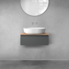 Oltens Vernal szafka 60 cm podumywalkowa wisząca grafit mat 60009400