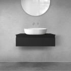 Oltens Vernal szafka 80 cm podumywalkowa wisząca czarny mat 60010300