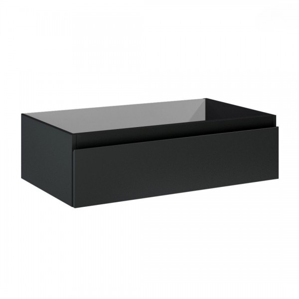 Oltens Vernal szafka 80 cm podumywalkowa wisząca czarny mat 60010300