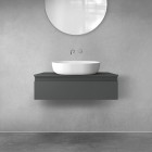 Oltens Vernal szafka 80 cm podumywalkowa wisząca grafit mat 60010400