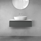 Oltens Vernal szafka 80 cm podumywalkowa wisząca grafit mat 60010400