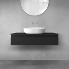 Oltens Vernal szafka 100 cm podumywalkowa wisząca czarny mat 60011300