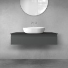 Oltens Vernal szafka 100 cm podumywalkowa wisząca grafit mat 60011400