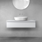 Oltens Vernal szafka 100 cm podumywalkowa wisząca szary mat 60011700