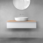 Oltens Vernal szafka 100 cm podumywalkowa wisząca szary mat 60011700