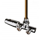 Oltens Varmare Ventil zestaw termostatyczny grzejnikowy jednootworowy prawy chrom 55906100