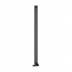 Oltens Stang grzejnik łazienkowy 180x9,5 cm czarny mat 55010300