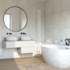 Oltens Stang grzejnik łazienkowy 180x15 cm biały połysk 55011000