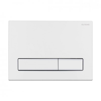 Oltens Torne przycisk spłukujący do WC biały mat 57101900
