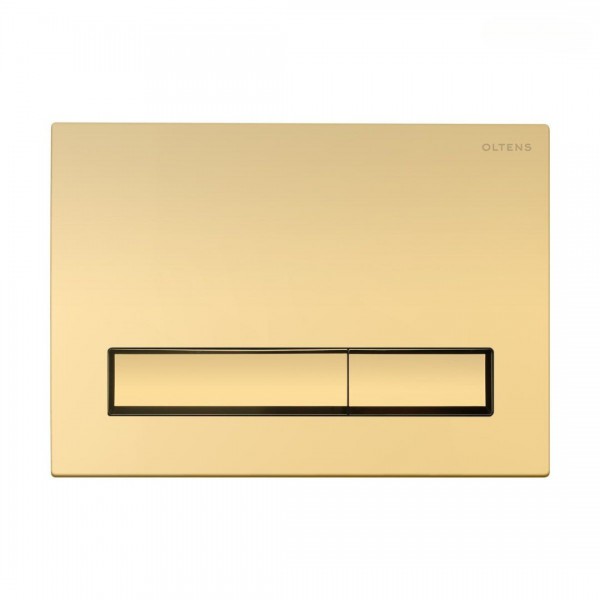 Oltens Torne przycisk spłukujący do WC złoty połysk 57101800