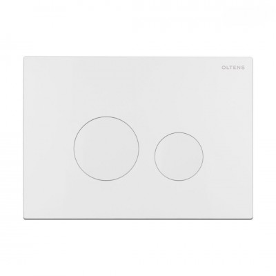 Oltens Lule przycisk spłukujący do WC biały mat 57102900