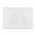 Oltens Lule przycisk spłukujący do WC biały mat 57102900