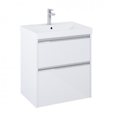 Roca Gap Pro zestaw łazienkowy 60 cm umywalka z szafką biały połysk A852049806