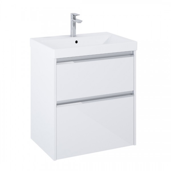 Roca Gap Pro zestaw łazienkowy 60 cm umywalka z szafką biały połysk A852049806