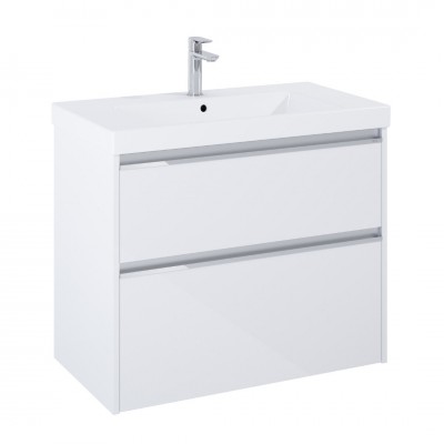 Roca Gap Pro zestaw łazienkowy 80 cm umywalka z szafką biały połysk A852052806