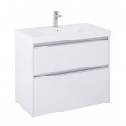 Roca Gap Pro zestaw łazienkowy 80 cm umywalka z szafką biały połysk A852052806